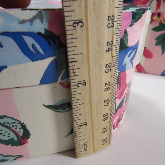 Ribbon and Roses Heart Gift Boxes (2) Fits one inside other, Storage Boxes - Picture 6 of 7